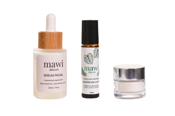 Set CUIDARTE- Niacinamida Aceite de Cacay Arcilla Detox