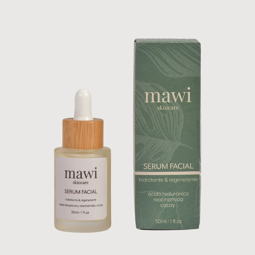 Serum Facial Mawi 30 ml Niacinamida | Cafeina | Acido Hialuronico | Cacay
